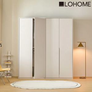 앤유임팩트 하프 1700 일체형 손잡이 여닫이 수납 옷장 (고급댐핑경첩도어)