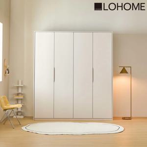 앤유임팩트 하프 2200 일체형 손잡이 여닫이 수납 옷장 (고급댐핑경첩도어)