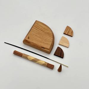 반의 반 1/4 인센스 홀더 참나무 단일수종 인센스 스틱 콘