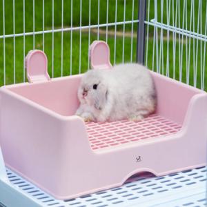 케이지 고정형 토끼 배변판