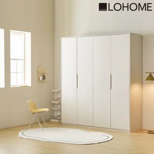 앤유임팩트 2100 일체형 손잡이 여닫이 수납 옷장 (고급댐핑경첩도어)