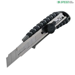 화신 스마트 350 커터칼 18mm 이중 안전잠금락 레버형 문구용 사무용 칼날