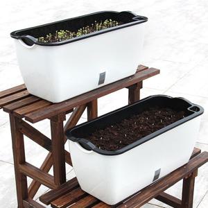 텃밭상자 플라스틱화분 자동급수 채소재배 원예 옥상 베란다 텃밭 화분
