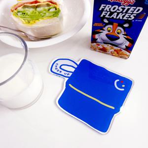 스마일컵 코스터 아크릴 컵받침