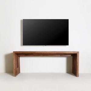 원목 TV 거실장 65인치 75인치 티비 거치대 다이 티비장