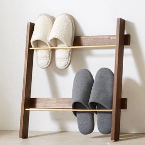 원목 감성 수납헹거 실내화 거치대 실내화걸이 신발정리대 원목 꽂이 슬리퍼 정리대 오브제