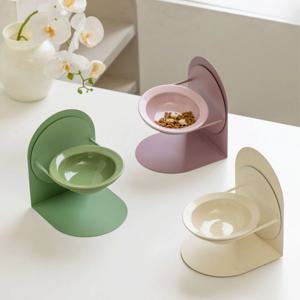 [해외] 피피 애완 높이조절 마그네틱 자석형 고양이식기 밥그릇 펫보울