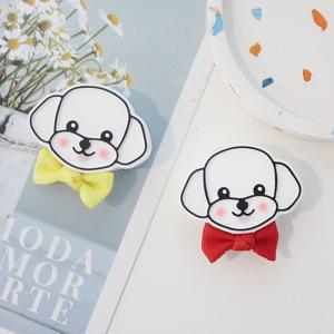발그레 리본 말티즈 강아지 차량용 석고방향제