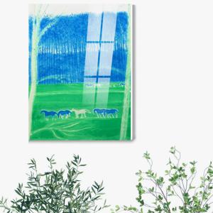 612브라질리에-정박지 /우드노프레임액자 아크릴액자 캔버스판넬 모던컨템포라리 풍경화