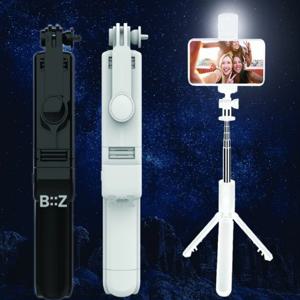 LED 조명 블루투스 셀카봉 삼각대 245도 회전 2단계 밝기조절 SS50
