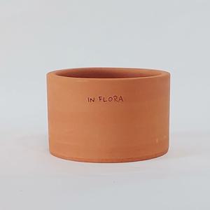 넓고 납작한 국산 수제 토분 (심플팟) 분재 구근 다육 화분