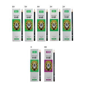 더존 연필 1타  6H 5H 4H 3H 2H H HB B 2B 4B