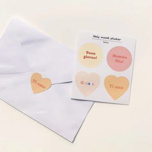 이탈리아 무드 데코스티커