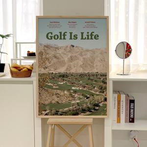 Golf is Life 인테리어 그림 거실 액자 골프 포스터 캔버스 풍경 명언