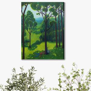 656벤 슬렛센스-먼바다 나무 밑/우드노프레임액자 아크릴액자 캔버스판넬 모던컨템포라리
