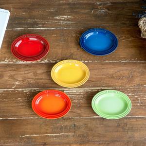 미니 타원 접시 5P 세트(컬러믹스)
