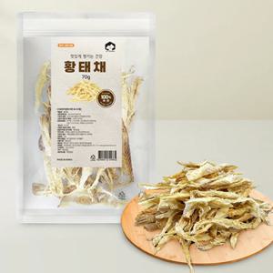 황태채 강아지 황태포 황태간식 70g