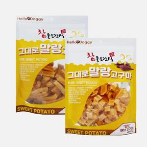 말랑고구마 강아지 고구마간식 말랭이 250g