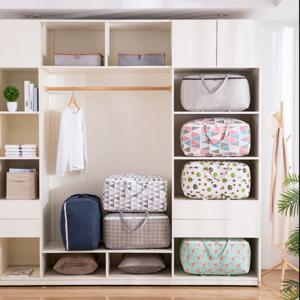 대용량 패브릭 이불 보관 정리함 가방 보관함 옷장 옷 수납함 정리 낮잠 어린이집 유치원