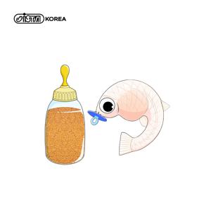 탈각 알테미아 사료 60ml 치어먹이 치어밥 물고기 열대어 밥 사료 먹이