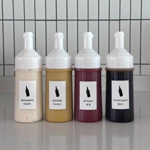 뚜껑 일체형 소스통 오일병 양념통 300ml 5개입