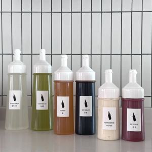 뚜껑 일체형 소스통 오일병 양념통 550ml 5개입