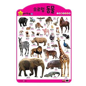 읽어주고 게임도 즐기는 세이벽그림 벽보 (세이펜버전/ 세이펜미포함) - 동물