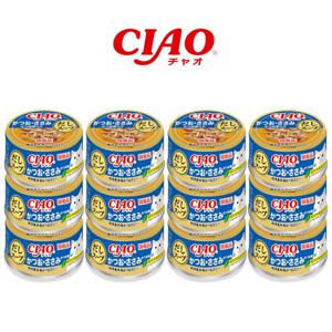 A-232 챠오 다시스프 캔 가다랑어&닭가슴살&가다랑어포 75g x 12캔