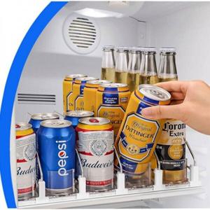 5단 자동 정렬 캔맥주 굴링 랙 트레이 디스펜서 홀더 냉장고 정리 맥주 캔 음료수 보관대