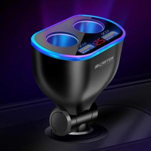 차량용 고속 충전기 4구 멀티 시거잭 QC3.0