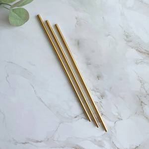 스텐 빨대 - 실버 일자형