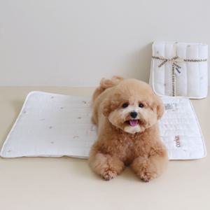 리프레쉬 인견 쿨매트 (별&달) / 강아지 고양이 매트 방석