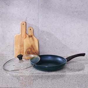 베이직 스마트 팬 2종세트 (후라이팬 28cm+유리뚜껑 28cm)