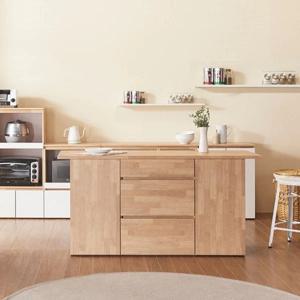 벅시라이프 BUCKSHEE 디자인 빌리지 아일랜드 식탁 1600 홈바 3COLORS OAK