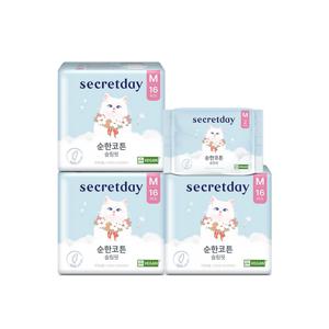 순한코튼 슬림핏 중형 16PX3팩+순한코튼 중형 2P 증정