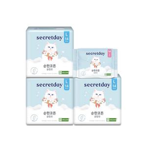 순한코튼 슬림핏 대형 14PX3팩+순한코튼 중형 2P 증정