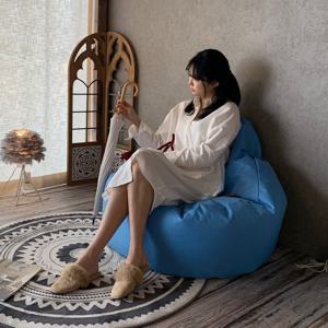 소피아빈백 스카이블루 색상 항균 탈취 제습 위생특허 야외 실내 방수 빈백소파