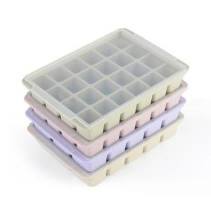 실리닷 실리콘 아이스큐브 24구 냉동 얼음트레이 4color