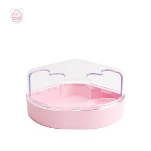 햄스터 화장실 스푼 포함 소동물 목욕통 은신처 모래존 하우스 집 샌드박스 벤토나이트