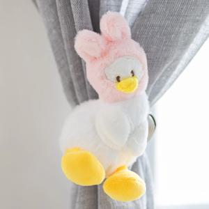 오리 인형의 사랑스러운 커튼집게 15cm 2color 인테리어 실내 장식 꾸미기 고정 홀더