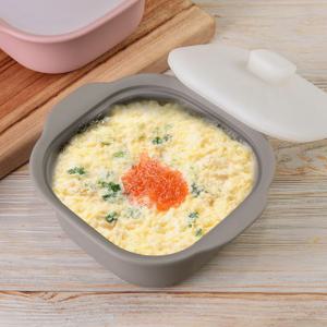 실리닷 실리콘 전자렌지 사각냄비 소 600ml 6컬러 찜기 계란찜 냉장 냉동 용기