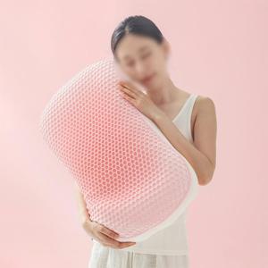 여름 간절기 벌집무늬 쿨링 냉감 쿨 커플 젤리 베개 (핑크, 블루)