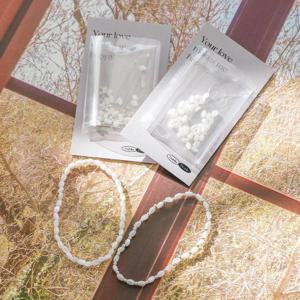 데일리 자개 은볼 비즈 팔찌 만들기 DIY 키트 2종 팔찌만들기 비즈공예 비즈팔찌 우정팔찌