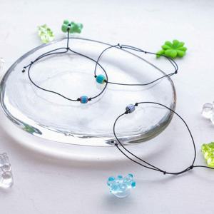 글라스 비즈 실팔찌 DIY 키트 팔찌 만들기 우정팔찌 친구 우정 선물 글라스비즈 매듭팔찌