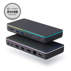 8K 모니터3개연결 썬더볼트독 맥북 USB허브 노트북 도킹스테이션 CD100