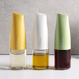 쿠킹올리 자동개폐 오일병 소스통 양념병 조미료통 간장병 양념통 500ML