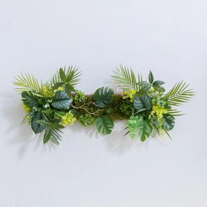 아레카 조화 가랜드 여름을 느끼는 센터피스 겸용 벽걸이 장식 85x40cm