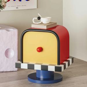[해외] 멤피스 에그 토마토 토스트 사이드테이블 협탁 인테리어 수납함