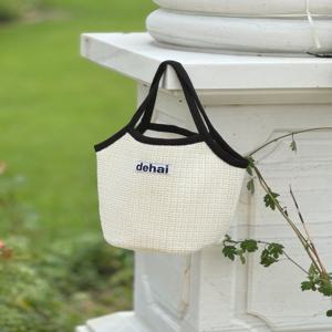 트위드 미니 손목 한손 토트 미니백