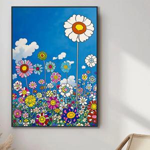 타카시ST-꿈속의꽃밭 그림 알루미늄액자 유화 화가 패러디 거실 카페 벽 인테리어 액자